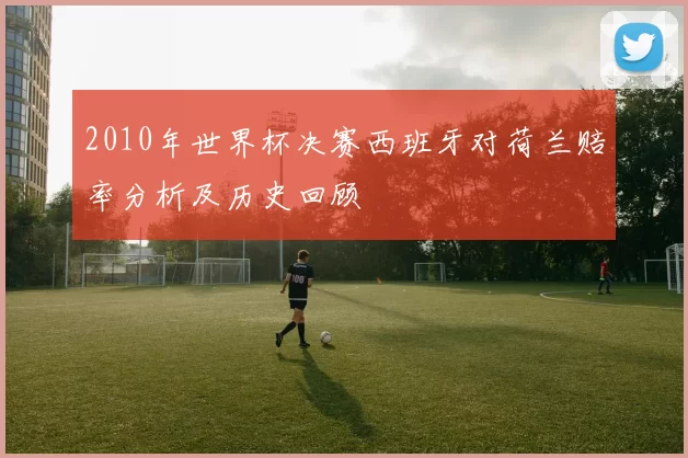 2010年世界杯决赛西班牙对荷兰赔率分析及历史回顾